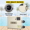 Electric SPA Heater 9KW 240V 50-60HZ Digital SPA Water Heater with Adjustable Temperature Controller Heater for Swimming Pool and Hot Bathtubs Self Modulating Pool SPA Heater with CE