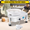 280w 25cm Electric Pottery Wheel Ceramic Machine Work Clay Art Craft Diy 110v