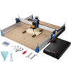 CNC Router Kit, Evolution 4 Engraving Machine, Pre-assembly Aluminum Milling Router Machine, 32" x 32" Cutting Area and 3.4" Z Travel, GRBL Control for Plastic Acrylic PCB PVC Wood Leather Metal