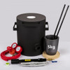 Propane Melting Furnace 6KG, 2462°F Metal Foundry Furnace Kit - Graphite Crucible and Tongs, Casting Melting Smelting Refining Precious Metals Like Gold Silver Aluminum Copper Brass Bronze