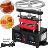 Heat Press Machine Hand Crank Heated Plates 0-250 ? & 0-999 Seconds Manual Heat Transfer, Swing-Arm Element Heating Plates 110V 2.4'' x 4.7'' each (6 X 12 cm) Dual Heating Elements