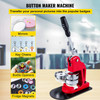 Button Maker Machine Badge Pin Machine 3" 75 MM 100 Free Parts Press Kit