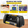 Vinyl Cutter Plotter Machine 14? Signmaster Software Sign Making Machine 375mm Paper Feed Vinyl Cutter Plotter with Stand (14? 375mm)