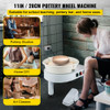 Pottery Wheel 11in Ceramic Wheel Machine Lift Legs Foot Pedal DIY Tool Kit