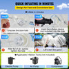 2PCS Inflatable Bumper Ball 4 FT / 1.2M Diameter, Bubble Soccer Ball, Blow It Up in 5 Min, Inflatable Zorb Ball for Adults or Children (4 FT,