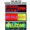 Led Sign 40" x 15" Digital Sign Full Color Color Indoor with high Resolution P10 Led Scrolling Display Programmable by PC & WiFi & USB for Advertising