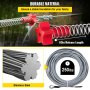 Zip line Kits for Backyard 150FT, Zip Lines for Kid and Adult, Included Swing Seat, Zip Lines Brake, and Steel Trolley, Outdoor Playground Equipment