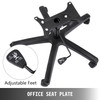 Swivel Chair Base 28 Inch, Office Chair Replacement Base 320 Pounds, Office Chair Base 5 Inch Stroke Length, Replacement Chair Base with Bottom Plate Base Cylinder and 5 Casters
