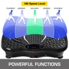 Vibration Plate Exercise Machine,Whole Body Exercise Vibration Fitness Platform,350Lbs LCD 3 Levels Massage Remote Bluetooth USB Music Intelligent Watch, Fitness Vibration Machine