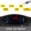 Vibration Plate Exercise Machine,Whole Body Exercise Vibration Fitness Platform,350Lbs LCD 3 Levels Massage Remote Bluetooth USB Music Intelligent Watch, Fitness Vibration Machine