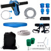 Zip line Kits for Backyard 80FT, Zip Lines for Kid and Adult, Included Swing Seat, Zip Lines Brake, and Steel Trolley, Outdoor Playground Equipment