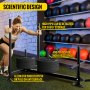 Fitness Sled, 300Lbs Capacity Weight Training Sled, Premium Iron with Black Powder Coat Speed Training Sled for Athletic Exercise and Speed Improvement