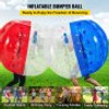 2PCS Inflatable Bumper Ball 5 FT / 1.5M Diameter, Bubble Soccer Ball, Blow It Up in 5 Min, Inflatable Zorb Ball for Adults or Children (5 FT, Red & Blue)