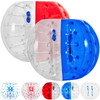 2PCS Inflatable Bumper Ball 5 FT / 1.5M Diameter, Bubble Soccer Ball, Blow It Up in 5 Min, Inflatable Zorb Ball for Adults or Children (5 FT, Red & Blue)