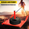 Weight Sled Push Pull Heavy High Training Sled Drag Fitness HD Power Speed Training Sled for Athletic Exercise and Fitness Strength Training ( Red )