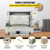 Wireless Glue Book Binding Machine A4 Manual Hot Glue Book Binder 110V with Milling Spine Rougher Binding Machine for Paper Books Albums Notebook