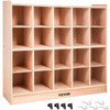 Cubby Wooden Storage Unit 20 Cubby Storage Unit Classroom 30 Inch High Plywood Wooden Cubbies for Classroom