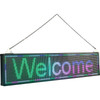 LED Scrolling Sign, 40" x 9" WiFi & USB Control P6 Programmable Display, Indoor Full Color High Resolution Message Board, High Brightness Electronic