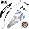 Recurve Bow Set 28lbs Archery Bow Aluminum Alloy Takedown Recurve Bow Right Hand Bow And Arrow Takedown Bow Archery Set Bow And Arrow For Adults Youth Hunting Shooting Practice Competition