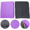 Weighted Blanket purple 80" x 60" 15lbs With Duvet Cover Queen Size For Adult Kid Natural Sleep