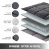 Weighted Blanket 60x80 Inch With Duvet Cover 15 Lbs Better Sleep Reduce Anxiety