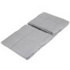 Weighted Blanket grey 15lbs 48x72" Reduce Stress Promote Deep Sleep for Adults Kids