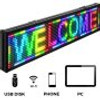 WiFi P10 Led Sign Full Color 38" x 6.5", Indoor High Resolution Programmable Led Scrolling Display and New SMD Technology,Perfect Solution for Advertising