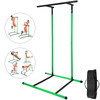 330LBS Pull Up Dip Station Power Tower Station Multi-Station Power Tower Workout Pull Up Station with Carry Bag for Home Fitness (Green),Happybuygreen2001