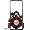 100 Ft x 1/2Inch Drain Cleaner Machine fit 2 Inch (50mm) to 4 Inch(100mm) Pipes 550W Open Drain Cleaning Machine 1700 r/min Electric Drain Auger with Cutters Glove Drain Auger Sewer Snake