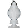 Air-Operated Double Diaphragm Pump 1 inch Inlet/Outlet 30GPM Polypropylene Max 120PSI for Chemical and Industrial Use