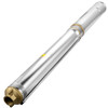 Deep Well Submersible Pump, 1.5 hp 220V 50 Hz, Stainless Steel w/5 FT Cable Wire, 1.25" Water Outlet, 24 GPM & 390 Ft Head for Farmland Irrigation and Factories