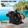 Pool Pump Swimming Pool Pump 72V DC/1200W Solar Water Pump 62 FT/136 GPM