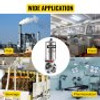 Pneumatic Butterfly Valve, 2" Pneumatic Sanitary Valve, Heavy-Duty 304 Stainless Steel Tri Clamp Pneumatic Valve, Silicone Seal Pneumatic Butterfly with Pneumatic Actuator Clamp Single Acting