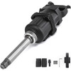 1 Inch Heavy Duty Pneumatic Impact Wrench 2800 Nm 2070 ft.lb, AIR Impact Wrench with 1" square drive and 2pcs 1" impact sockets.