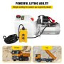 4 Quart Single Acting Hydraulic Pump Dump Trailer Plastic Remote Unloading