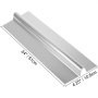 PEX Heat Transfer Plates, 200 pcs Box Radiant Heat Transfer Plates, 2ft Aluminum PEX Heat Transfer Plates, 1/2 inch Heat Transfer Plates Designed for PEX Tubing