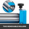 Manual Slip Roller, 12 inch Slip Roll Machine up to 20 Gauge Steel, Sheet Metal Roller Machine with Two Removable Rollers