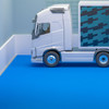 Garage Tiles Interlocking, 12'' x 12'', 50 pcs, Blue Garage Floor Covering Tiles, Non-Slip Diamond Plate Garage Flooring Tiles, Support up to 55,000