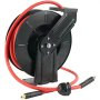 Air Hose Reel 1/2" x 50' Auto Rewind Hybrid Rubber Hose Retractable 300PSI