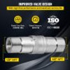 Skid Steer Hydraulic Quick Connect 1/2" Body Hydraulic Coupler 1/2" NPT Hydraulic Coupling Quick Connect 8 Pairs Hydraulic Quick Coupler 27.6 MPa (ISO 16028) (8 Pairs)
