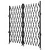 Double Folding Security Gate, 5' H x 10' W Folding Door Gate, Steel Accordion Security Gate, Flexible Expanding Security Gate, 360ø Rolling Barricade Gate, Scissor Gate or Door with Keys