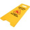 6 Pack Caution Wet Floor Signs 25" Double Sided Caution Sign Bilingual Wet Floor Sign Fold-Out Wet Floor Signs for Wet Floors