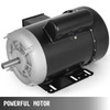 Electric Compressor Motor, 3/4 HP, Rated Speed 1725 RPM Single Phase Electric Motor, AC 115V 230V Air Compressor Motor 56C Frame, Suitable for Agricultural Machinery and General Equipment