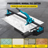 Tile Cutter, 48 Inch Manual Tile Cutter, Tile Cutter Tools w/ Single Rail & Double Brackets, 3/5 in Cap w/Precise Laser Guide, Snap Tile Cutter for Precision Cutting Porcelain Tiles Industry