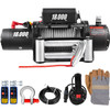 Truck Winch 18000lbs Electric Winch Cable Steel 12V Power Winch with Wireless Remote Control and Powerful Motor for UTV ATV