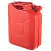 Jerry Fuel Can, 5.3 Gallon / 20 L Portable Jerry Gas Can with Flexible Spout System, Rustproof ? Heat-resistant Steel Fuel Tank for Cars Trucks Equipment, Red