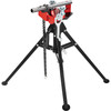 Tripod Pipe Chain Vise, 1/8"-5" Pipe Capacity, 36.4? Length Chain Vise Stand with Portable Folding Steel Legs, for Grabbing, Supporting and Bending Pipes in Factory, Workshop and Home