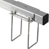 Boat Trailer Guide on, 2PCS, Short Bunk Guide-Ons Steel Trailer Guides w/Carpet-Padded Boards, Complete Mounting Accessories Included, for Ski Boat, Fishing Boat or Sailboat Trailer