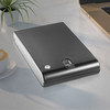 Security Safe 10.63x7.48x2.17inch Pistol Safe with 120 Fingerprint Lock and Key Lock Q235 Cold Rolled Steel Portable Safe Box Quick Access Gun Safe for Car Home Office