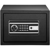 Safe Box, 0.8 CU.FT Fingerprint Safe Box for Money w/ 2 Keys & Digital Keypad, Q235 Steel Safe Box for Storing Cash, Jewelry, Pistols, Documents, Watches in Home & Office & Hotel